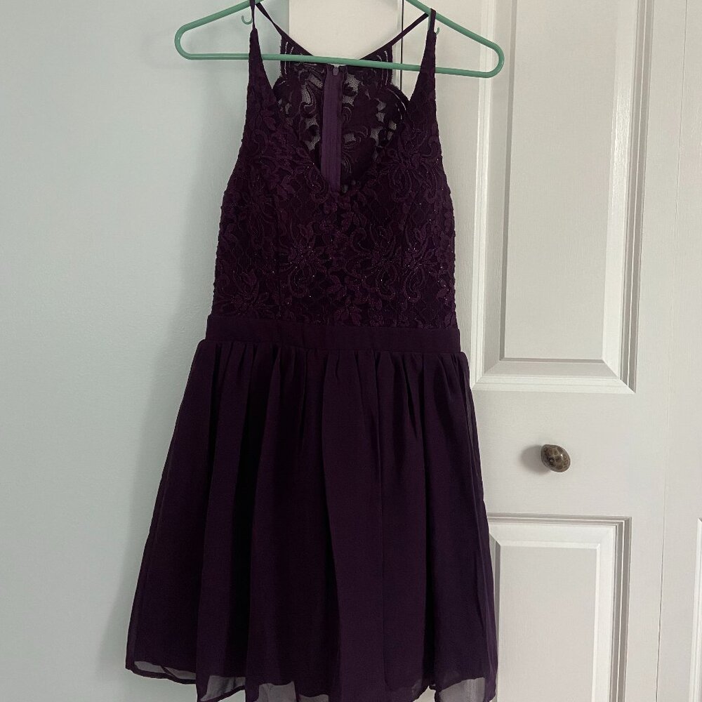 Purple Lace Dress